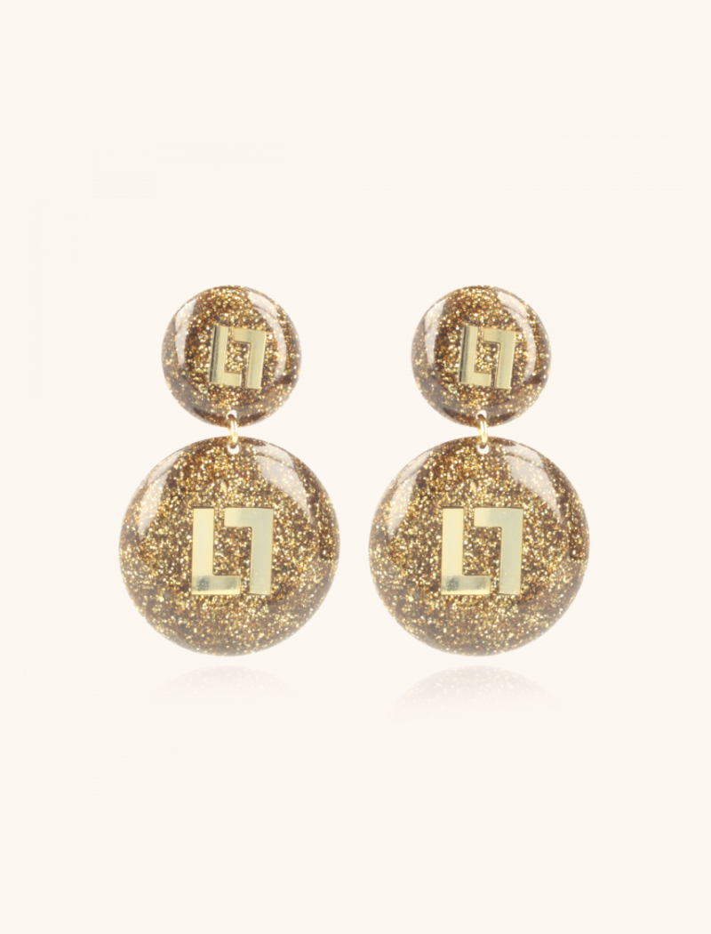  Glitter Earrings Larissa Logo