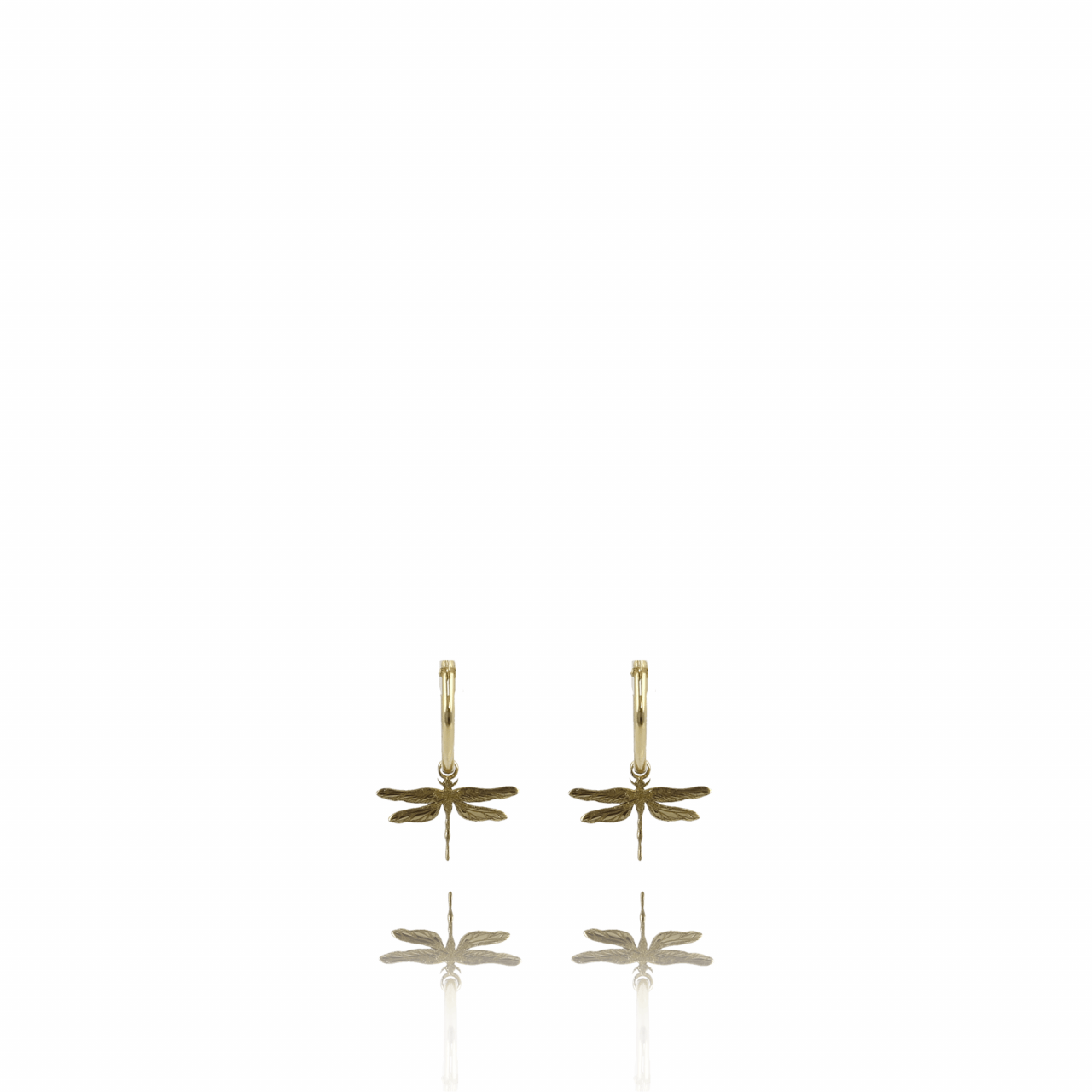 Symbol Circle Dragonfly Earring