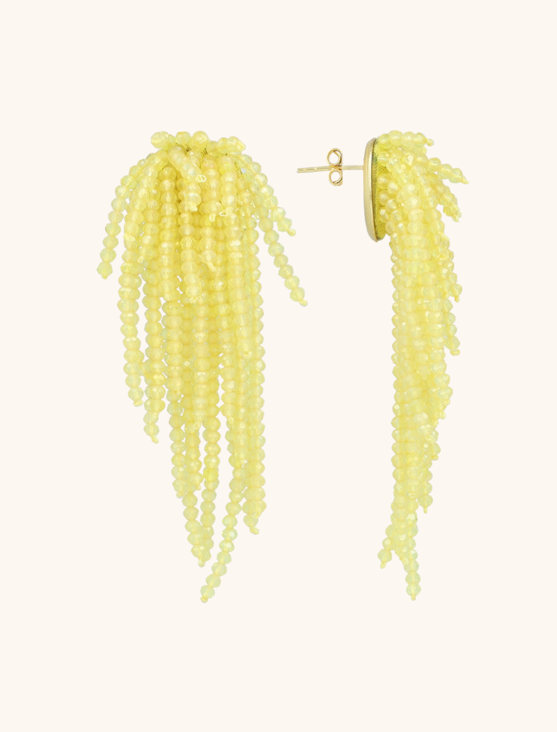 Lemon Earrings Babette Glassberry Waterfall  