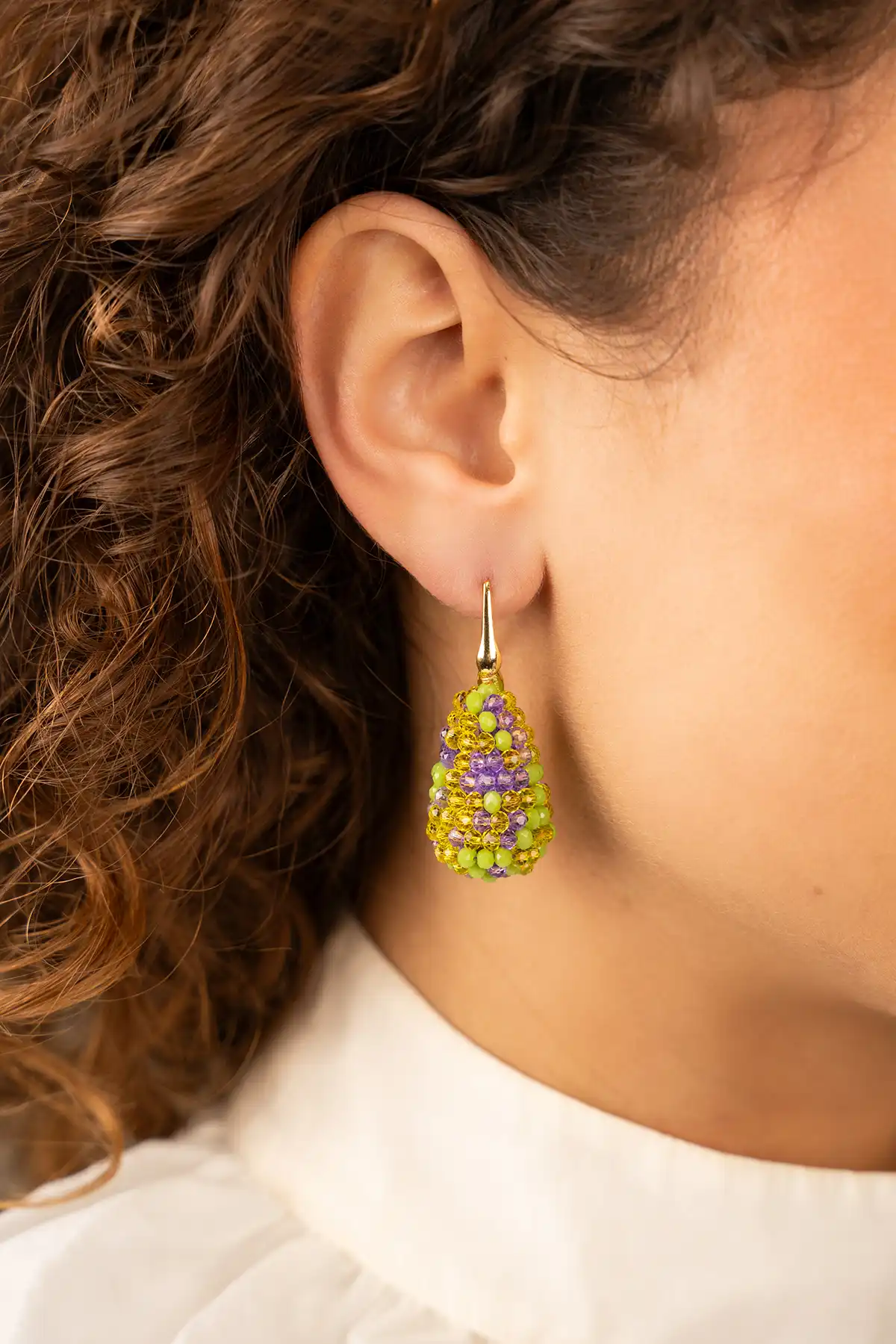 Lime Purple Mix Earrings Amy Cone Slott-theme.productDescriptionPage.SEO.byTheBrand