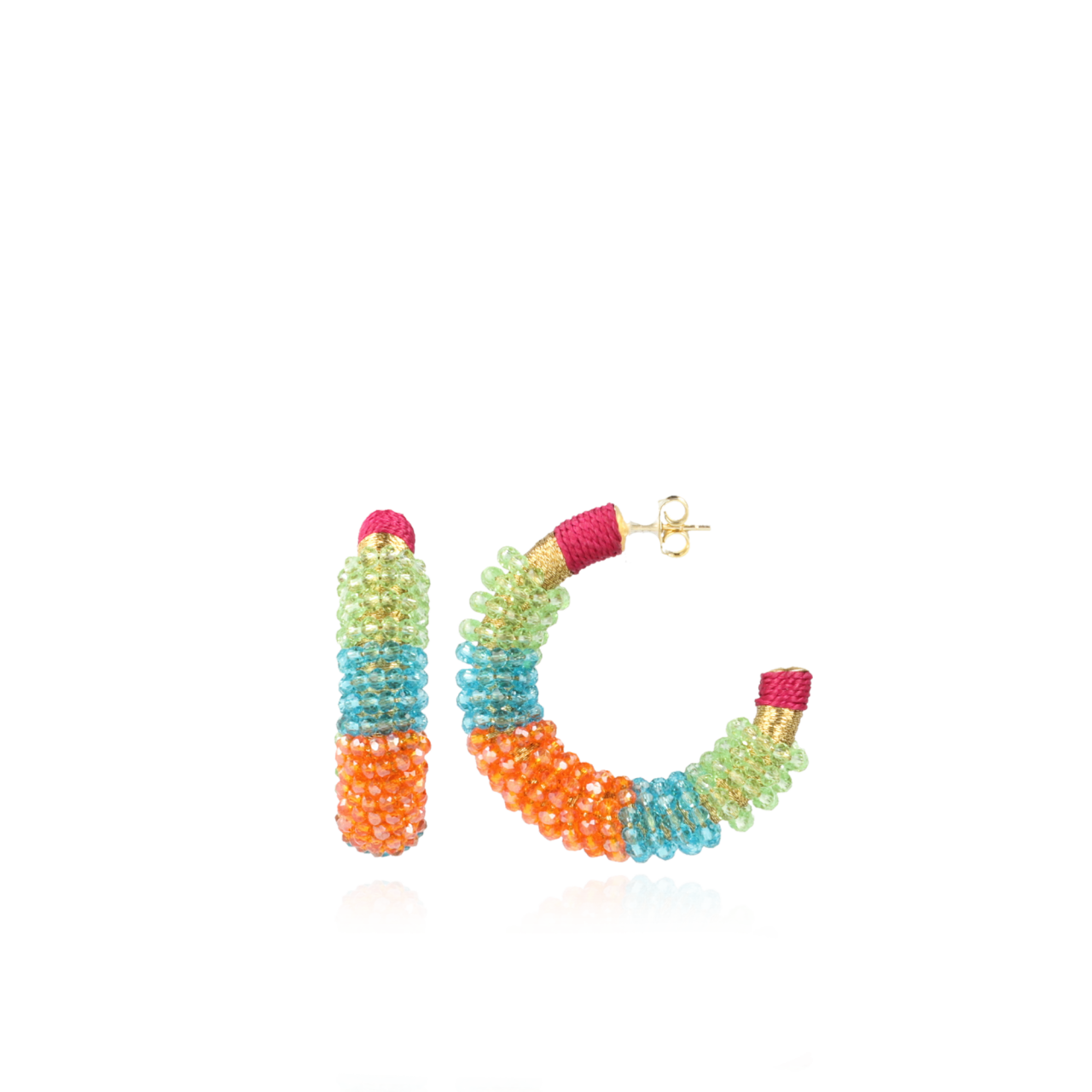 Multicolor Oranje Oorbellen Coco Creool Mlott-theme.productDescriptionPage.SEO.byTheBrand