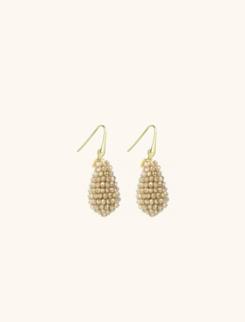 Beige Tangerine Earrings Amy Cone S