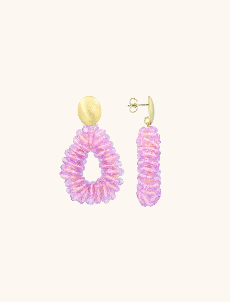 Lilac Earrings Anne Drop S Marquis 