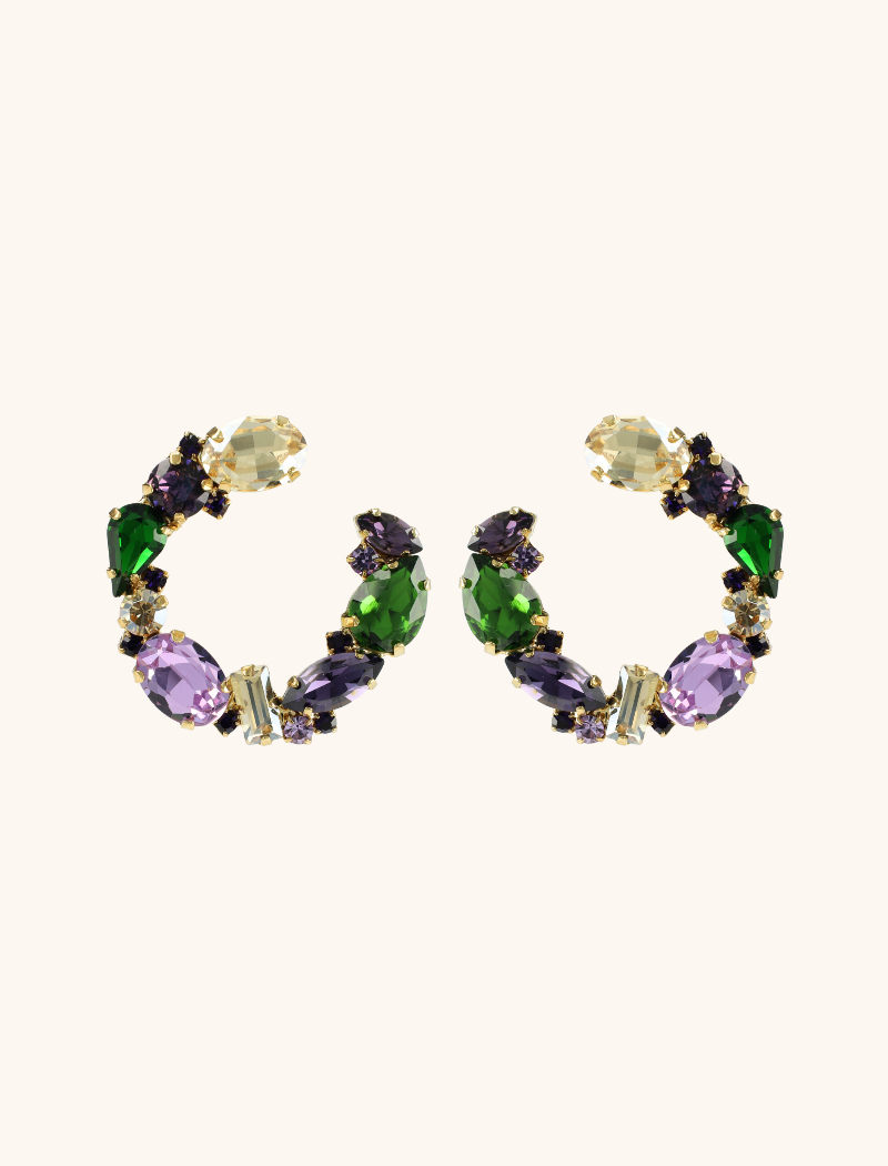 Disco Earrings Dewi Irregular Hoop