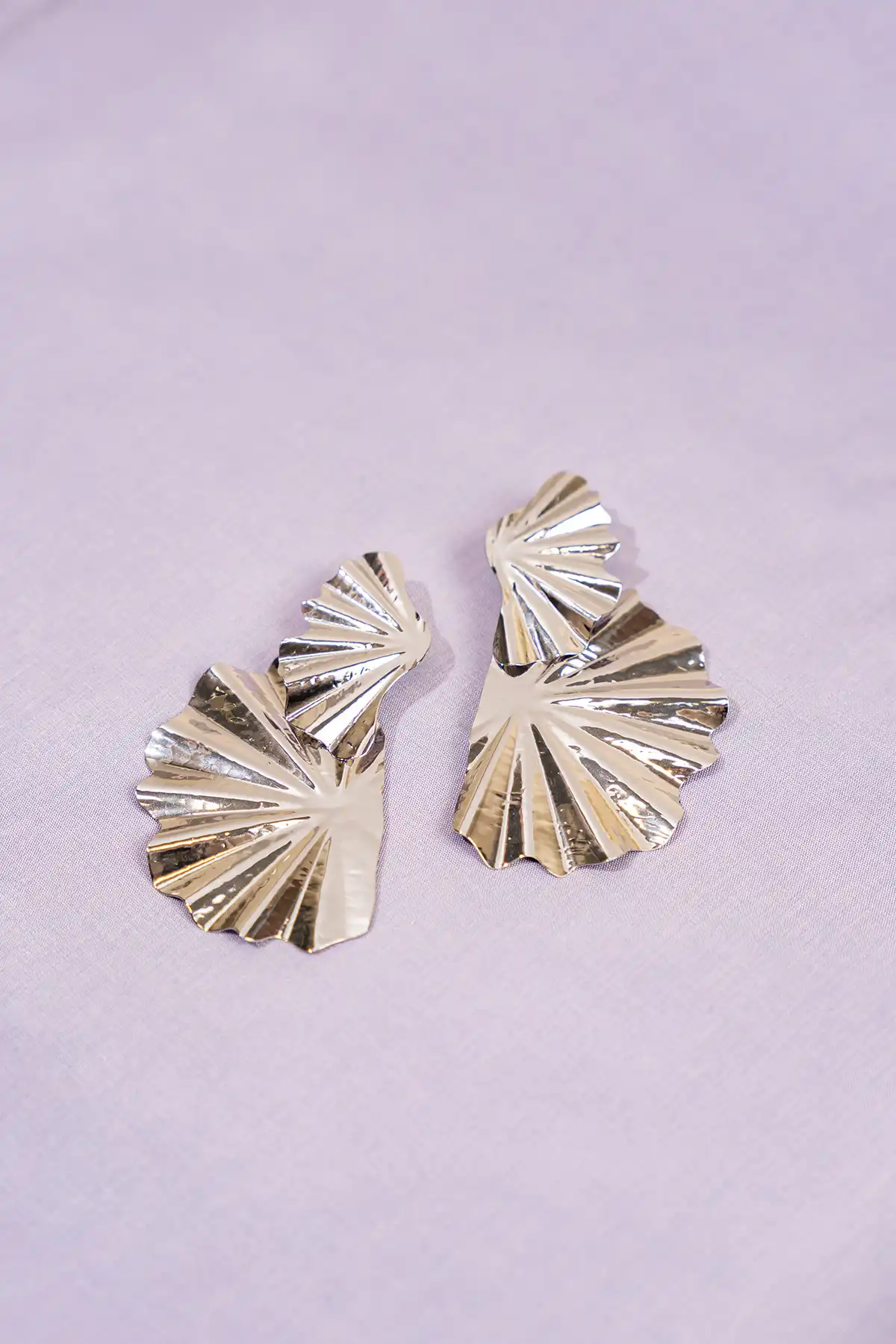 Silver Earrings Liva Double Leaf  lott-theme.productDescriptionPage.SEO.byTheBrand