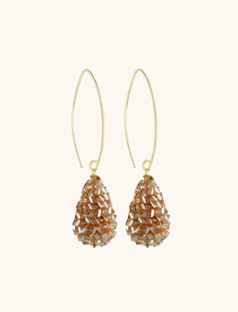 Orange Crush Earrings Cone S Raw