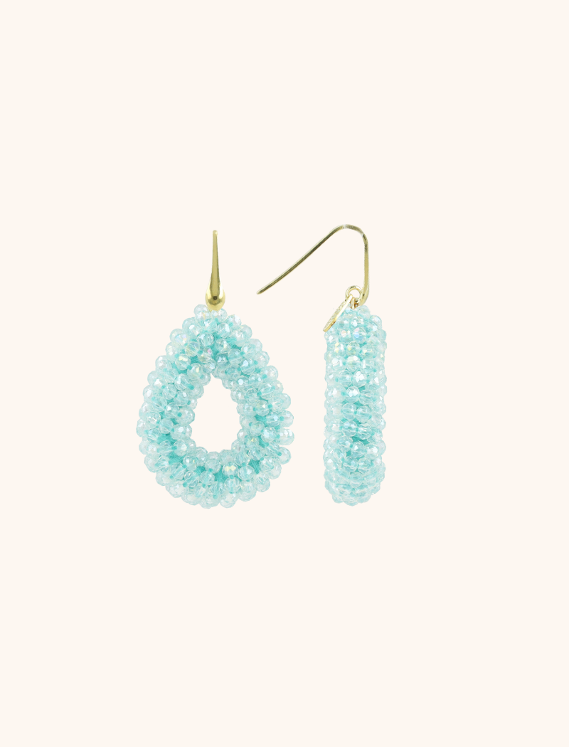 Aquamarine Earrings Berry Drop S