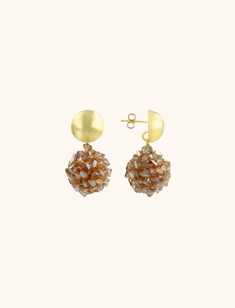 Orange Crush Earrings Globe S Raw