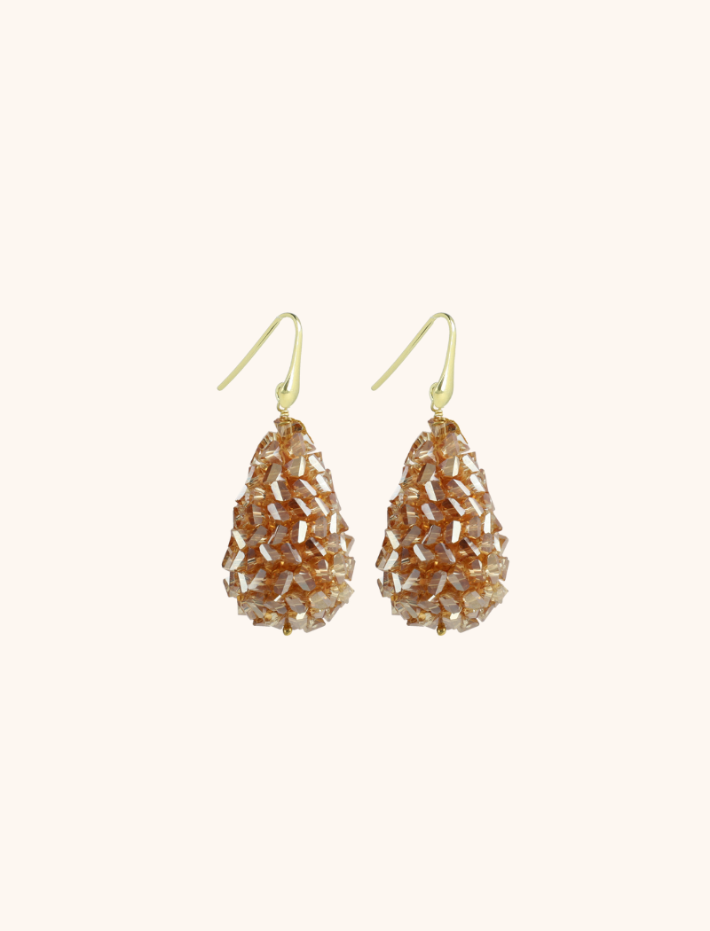 Orange Crush Earrings Cone S Raw