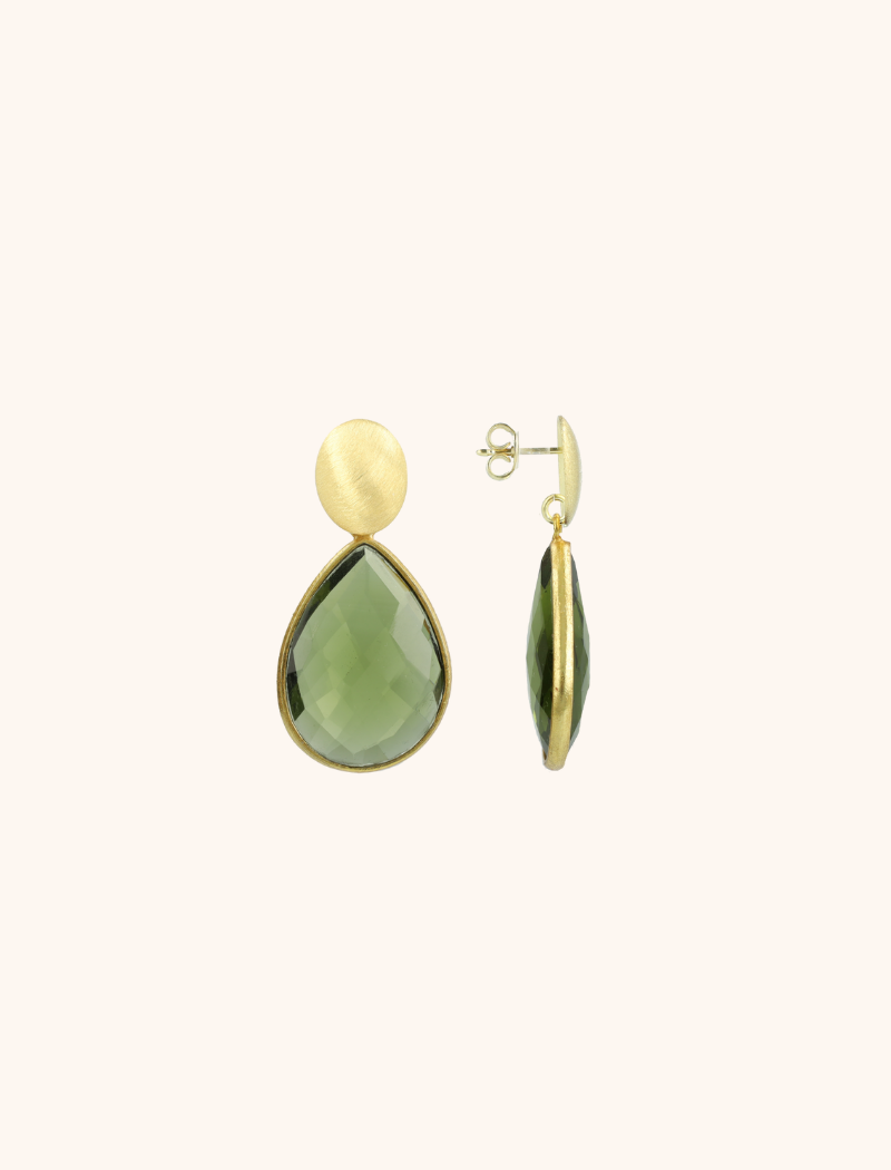 Cool Green Earrings Framed Drop Mlott-theme.productDescriptionPage.SEO.byTheBrand