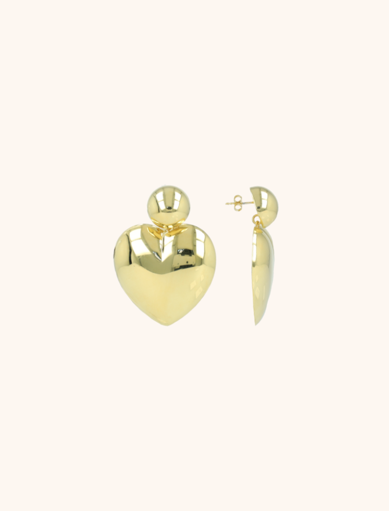 Classic Earrings Heart M