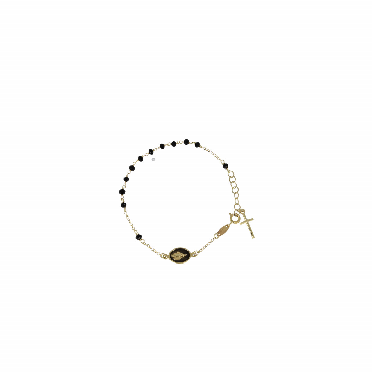 Symbool armband Rosary cross and mary zwartlott-theme.productDescriptionPage.SEO.byTheBrand