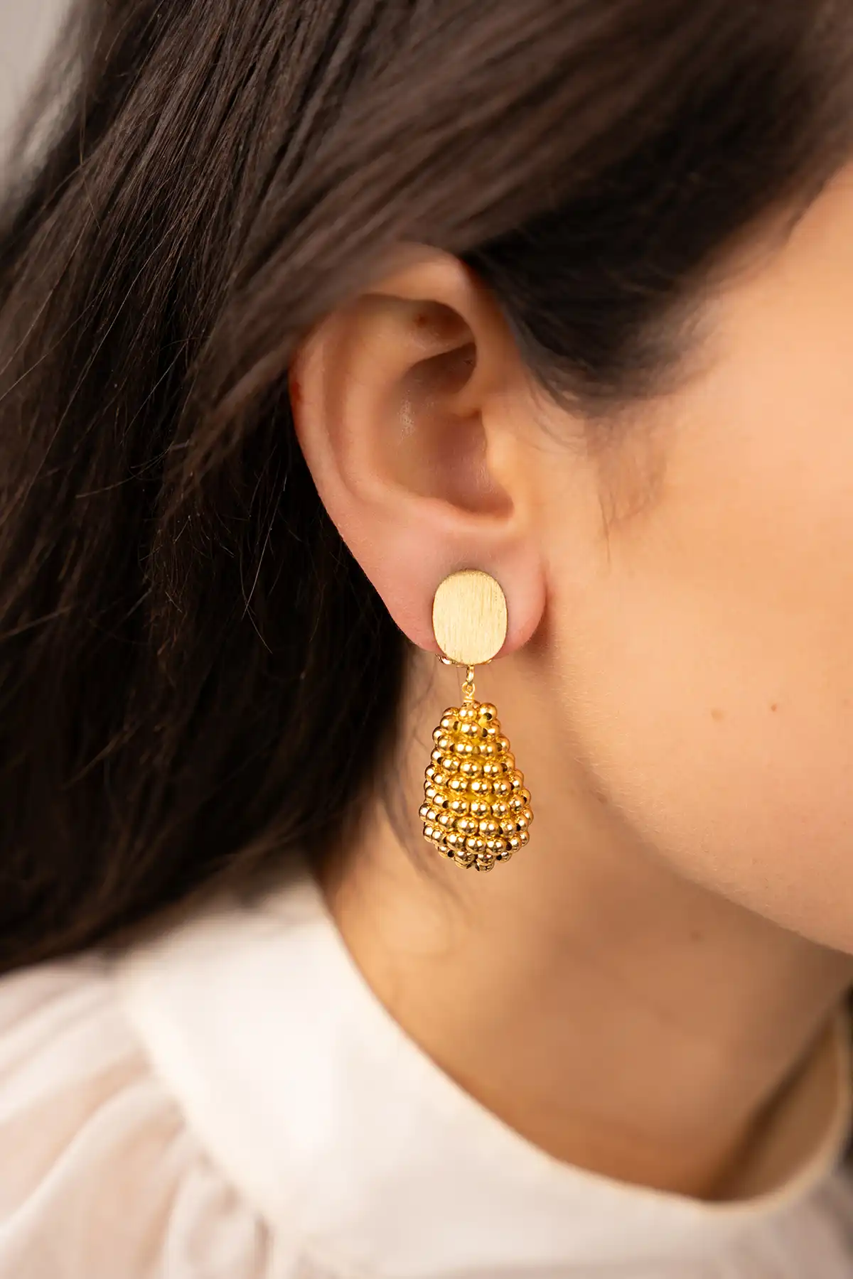 Gold Earrings Amy Cone XS Clip