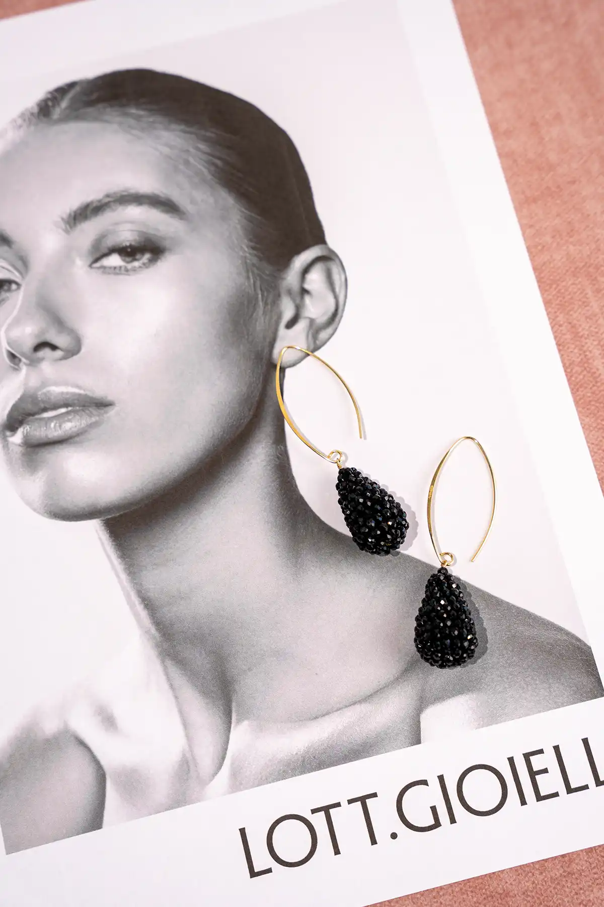 Black Earrings Amy XS