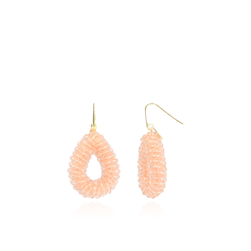 Light Pink Earrings Glassberry Berry Drop S