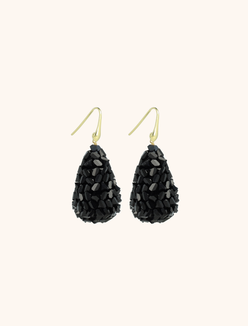 Black Earrings Nova Cone Raw Slott-theme.productDescriptionPage.SEO.byTheBrand