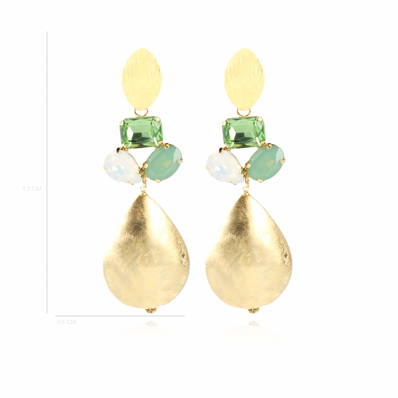 Strass Oorbellen Meike Peridot XLlott-theme.productDescriptionPage.SEO.byTheBrand