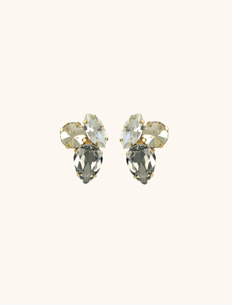 Crystal/Shadow Earrings Lize 3 Shapes