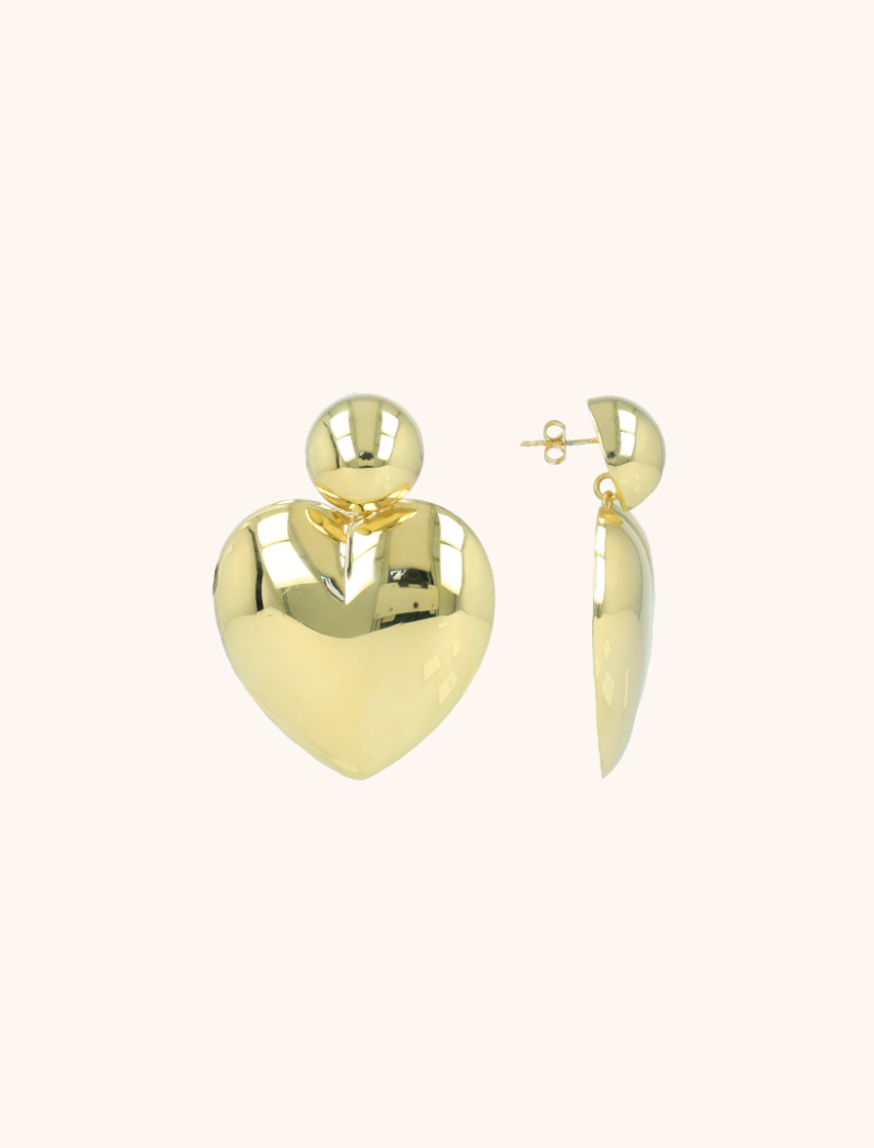 Classic Earrings Heart L