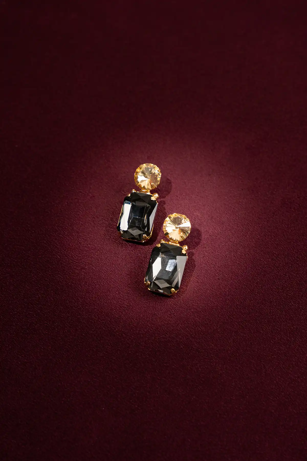 Diamond/Shadow Earrings Rectangle