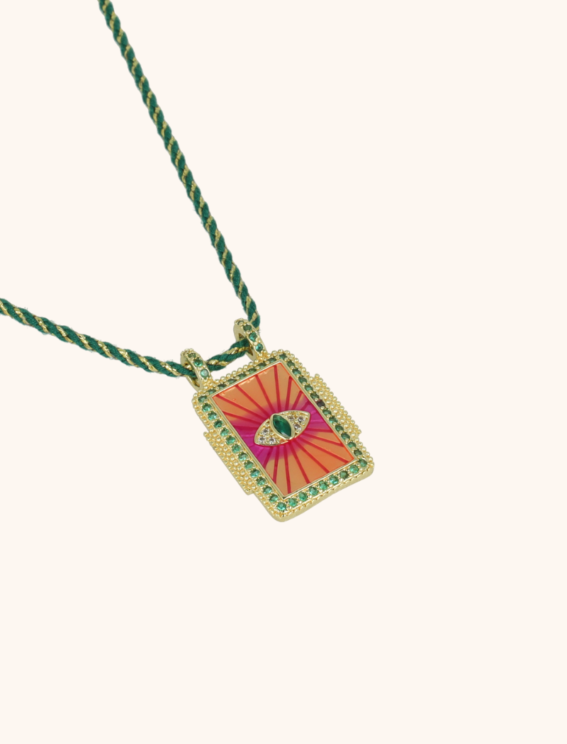 Ketting Rectangle Eye - Groen/Lichtgroen lott-theme.productDescriptionPage.SEO.byTheBrand