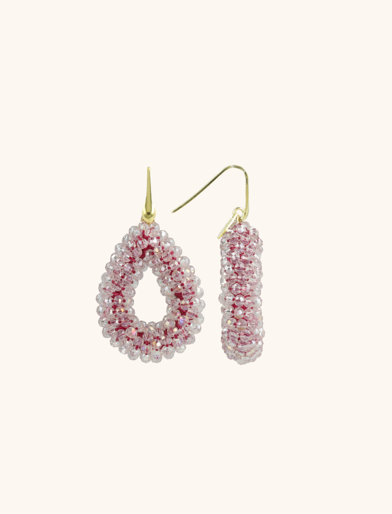 Ice Dark Fuchsia Earrings Berry Drop S