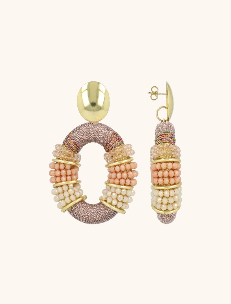 Coral Mix Oorbellen Elle Combi Oval Deluxe Llott-theme.productDescriptionPage.SEO.byTheBrand