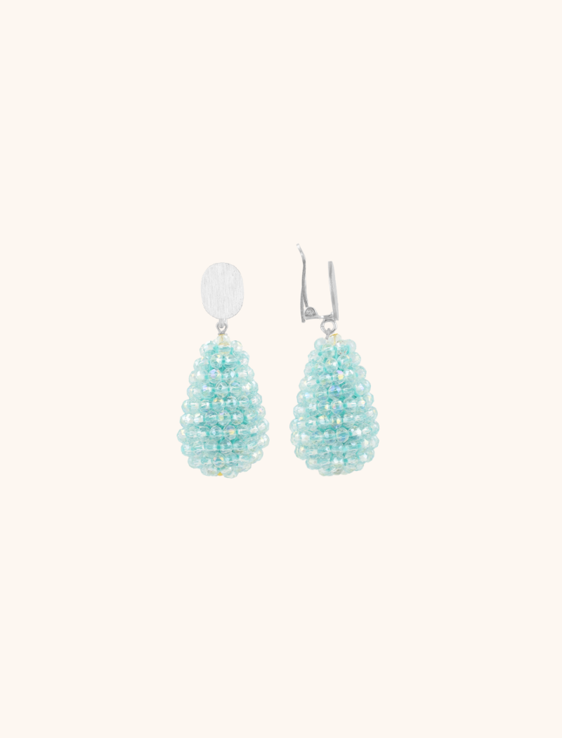 Aquamarine Earrings Amy Cone XS Clip