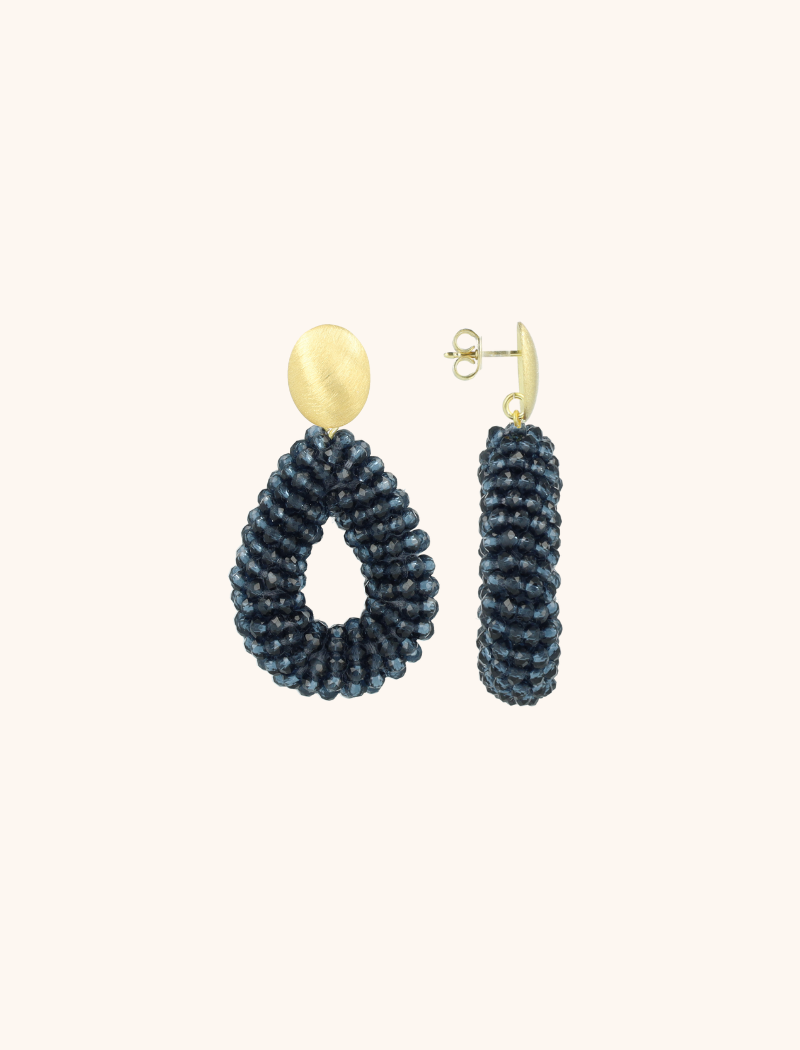 Elemental Blue Earrings Berry Drop S