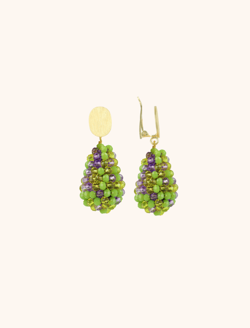 Lime Purple Mix Oorbellen Amy Cone S Cliplott-theme.productDescriptionPage.SEO.byTheBrand