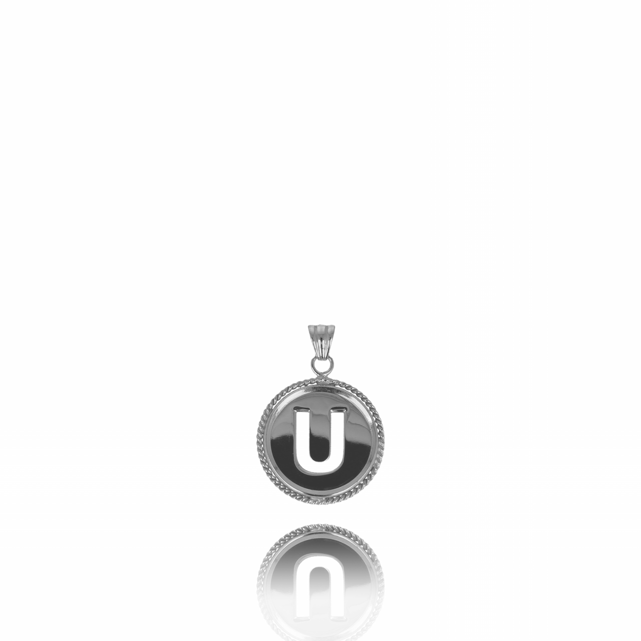 Zilveren Initial Medallion pendantlott-theme.productDescriptionPage.SEO.byTheBrand